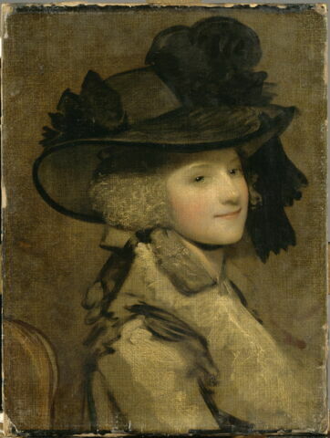 Portrait de femme au chapeau noir, image 3/3