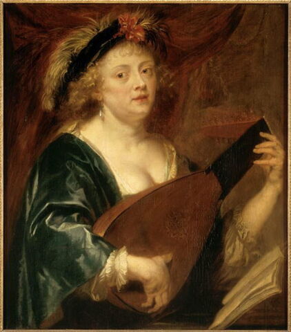 Femme jouant du luth, image 3/3