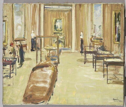 Une exposition d’œuvres d’art : deuxième vue