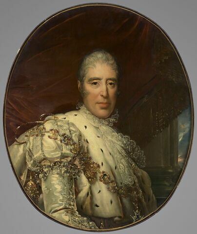Portrait en buste de Charles X ( 1757-1836)