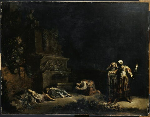 Les Parents de Pyrame et de Thisbé découvrant les cadavres de leurs enfants, image 2/2