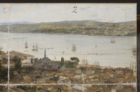 Panorama de Constantinople (divise en 16 compartiments numérotés), image 5/7
