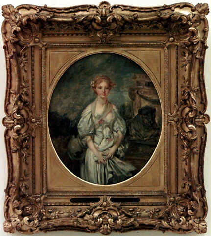 La Cruche cassée. Copie ou esquisse originale d'après le tableau original conservé au Louvre., image 3/3