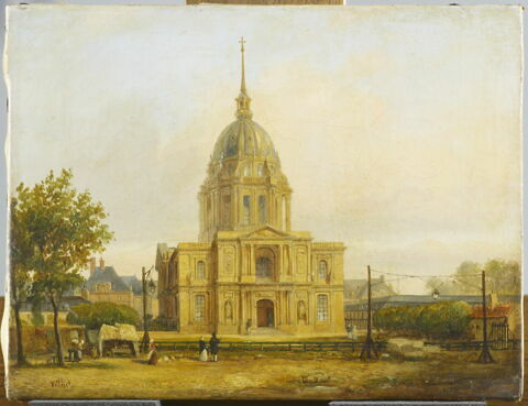 Six petites vues de Paris : Invalides, Place de la Concorde, Arc de Triomphe de l'Etoile, Pavillon de Marsan, Tuileries, Place Vendôme, Passerelle des Arts, image 16/17