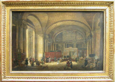 Les marchands d'estampes sous le guichet de la colonnade, image 2/2