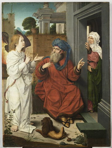 L'Ange annonçant à Abraham la naissance d'un fils