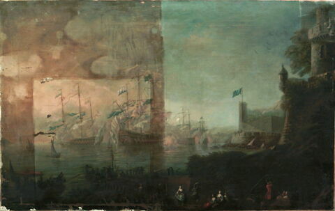 L'arrivée d'une escadre dans un port méridional (Naples?), image 2/2