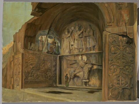 Intérieur de la grotte de Tagh-è-Bostan, image 2/4