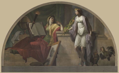 L'Étude éclaire et instruit l'Émulation (dit autrefois : L'Étude et la Renommée)