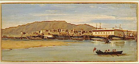 Vue de Suez (Égypte)