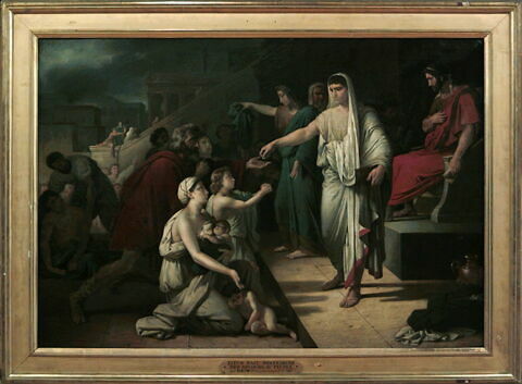 Titus faisant distribuer des secours au peuple, image 2/3