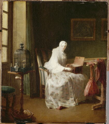 La Serinette, dit aussi Dame variant ses amusements., image 4/4