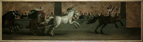 Le centaure Chiron enseigne la course de chars à Achille, image 3/3