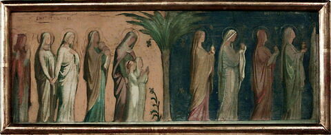 Cortège de saintes (esquisse pour le décor de Nîmes ou pour celui de St Vincent de Paul ?), image 2/3