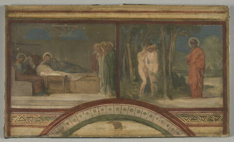 La Nativité. Adam et Ève réprimandés (esquisses pour la nef de Saint Germain des Prés), image 1/3
