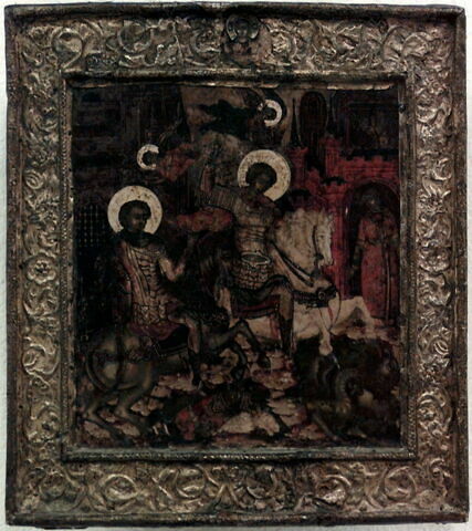 Saint Démétrios et saint Georges à cheval, image 2/2
