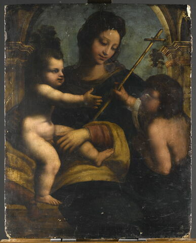 La Vierge à l'Enfant et le jeune saint Jean Baptiste, image 1/2