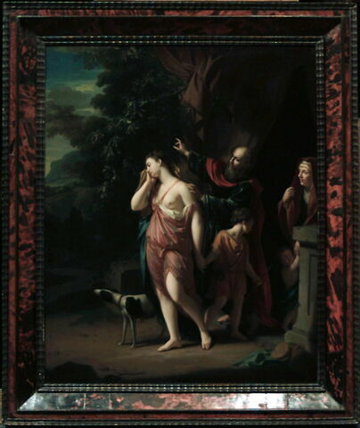 Abraham renvoyant Agar l’Égyptienne et Ismaël, le fils qu’il a eu de cette dernière, image 2/2