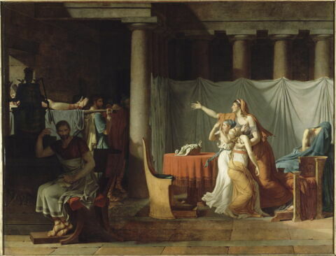 Brutus, premier Consul, de retour en sa maison après avoir condamné ses deux fils, image 10/12