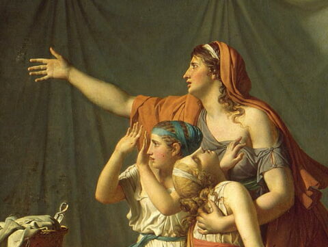 Brutus, premier Consul, de retour en sa maison après avoir condamné ses deux fils, image 11/12