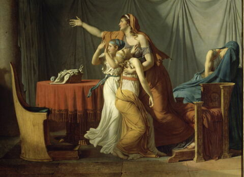 Brutus, premier Consul, de retour en sa maison après avoir condamné ses deux fils, image 12/12