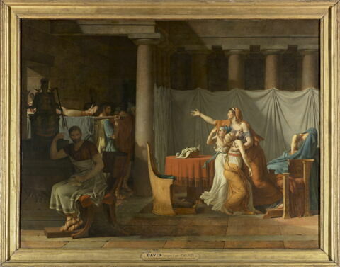 Brutus, premier Consul, de retour en sa maison après avoir condamné ses deux fils, image 2/12