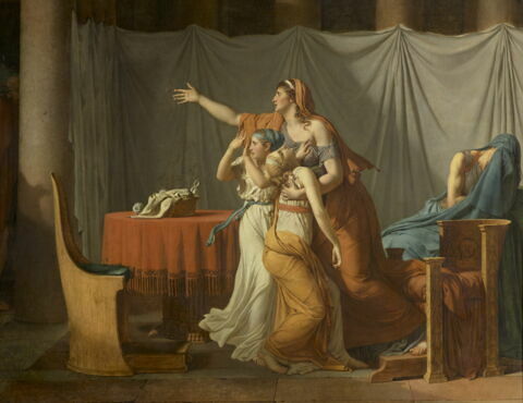 Brutus, premier Consul, de retour en sa maison après avoir condamné ses deux fils, image 3/12