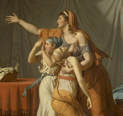 Brutus, premier Consul, de retour en sa maison après avoir condamné ses deux fils, image 6/12