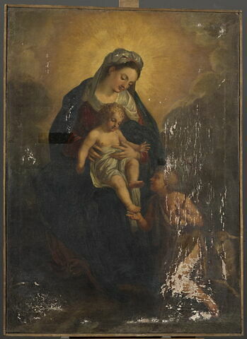 La Vierge à l'enfant avec saint Jean Baptiste