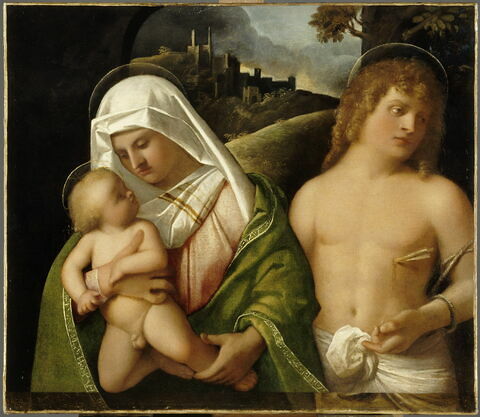 La Vierge à l'Enfant avec saint Sébastien