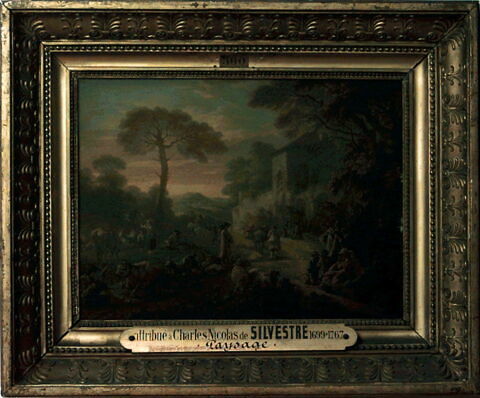 Paysage de campagne avec paysans, image 4/4