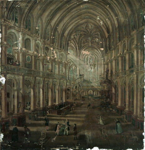 Intérieur d'église Saint-Étienne-du-Mont, image 2/2