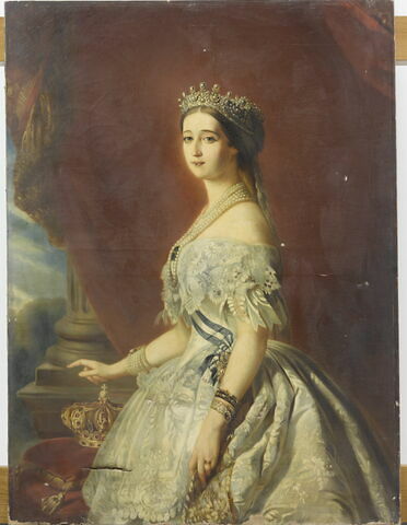 L'impératrice Eugénie (1826-1920), en buste., image 1/1