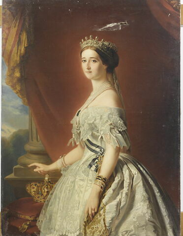 L'impératrice Eugénie (1826-1920), en buste., image 1/1