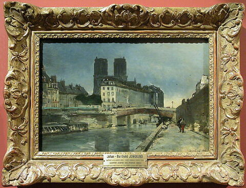 Notre-Dame de Paris vue du quai Saint-Michel avec le Petit Pont, image 2/3