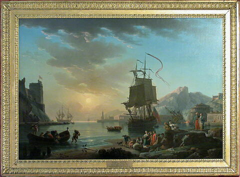 Marine, soleil couchant, image 2/2