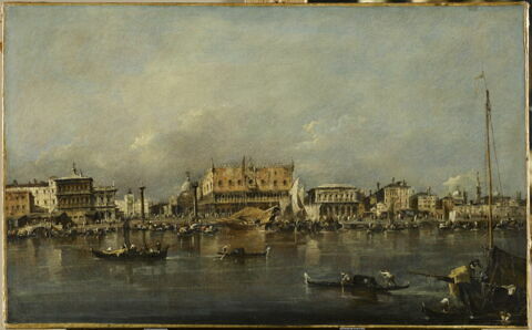 Le Palais des Doges de Venise vu du bassin de Saint-Marc