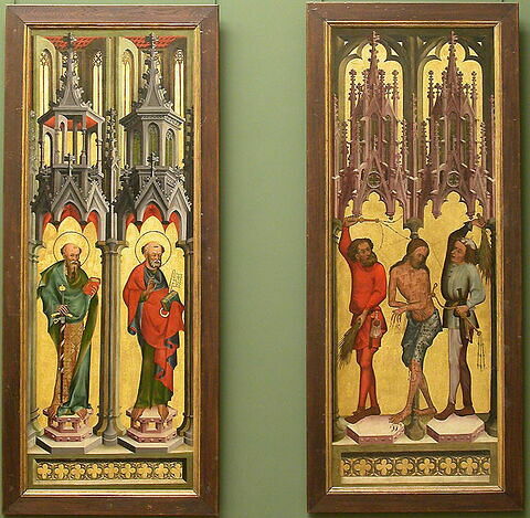 La Flagellation du Christ. Saint Pierre et saint Paul, image 3/7