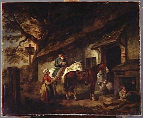 La Halte ("The Public House Door")