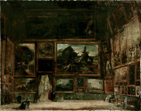 Vue du Salon Carré du Louvre en 1831, image 2/2