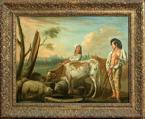 Scène rustique. L'abreuvoir., image 2/2