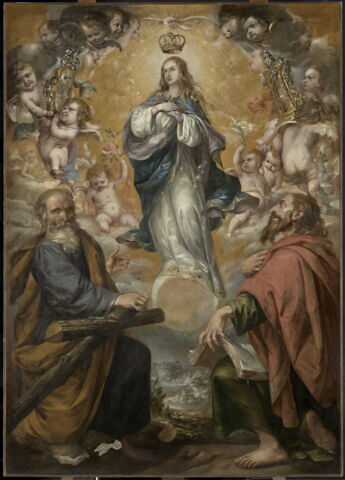 L'Immaculée Conception avec saint Philippe et saint Jacques le Mineur