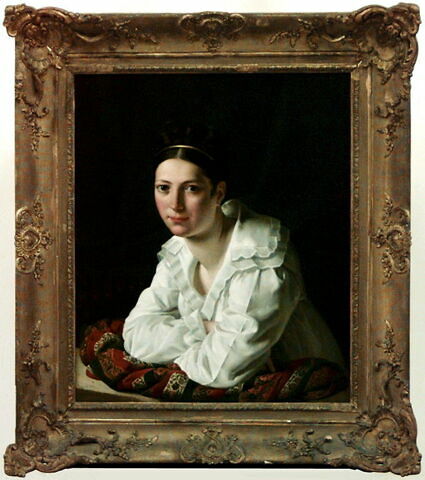 Portrait d'Edmée Françoise Duménillet (1793-1837), future épouse de l'artiste, image 5/6