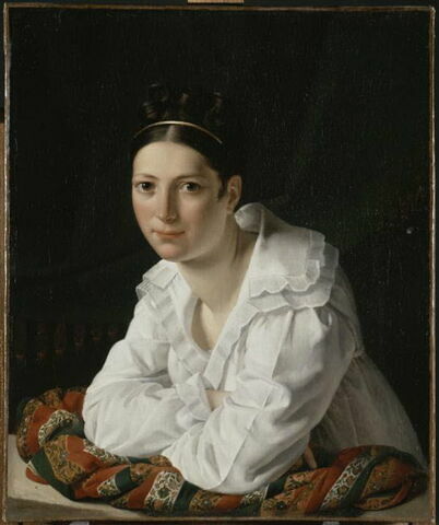 Portrait d'Edmée Françoise Duménillet (1793-1837), future épouse de l'artiste, image 6/6