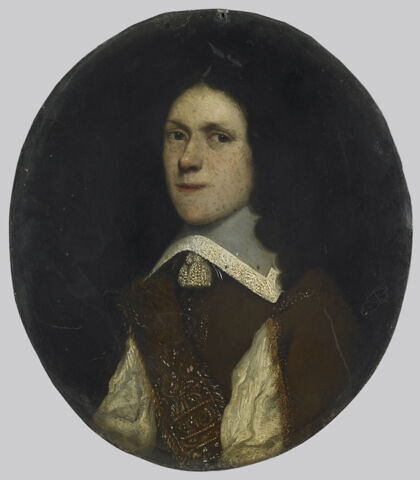 Portrait de jeune homme vu en buste