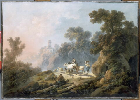 Paysage avec troupeau, image 3/3