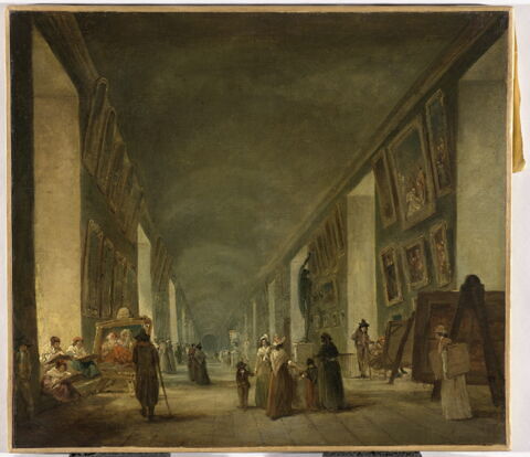 La Grande Galerie du Louvre, entre 1794 et 1796