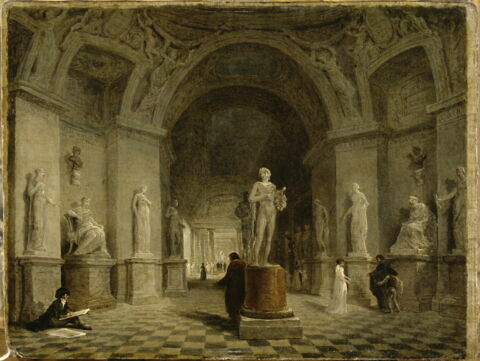Projet d'aménagement de la rotonde de Mars au Louvre, vers 1797-1800, image 3/3