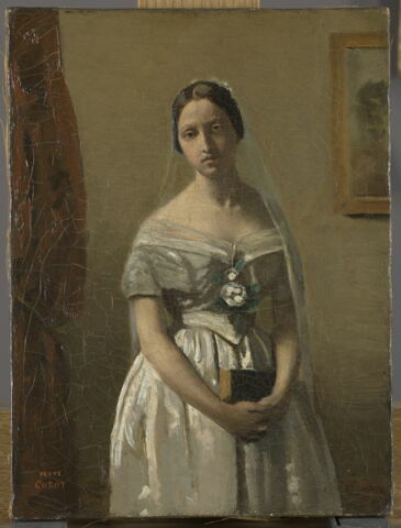 La mariée. Portrait de la servante du peintre Édouard Cibot.