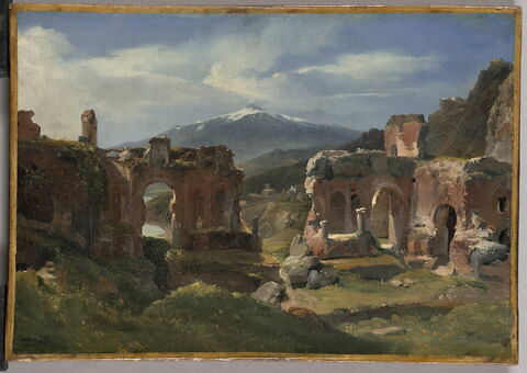 Ruines du théâtre de Taormine (Sicile)
